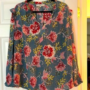 Loft Women’s Plus Size 20 powder blue blouse